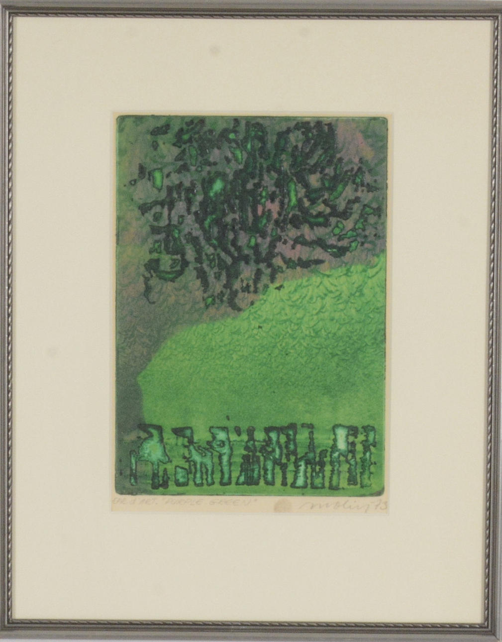 BRITA MOLIN. Färgetsning.