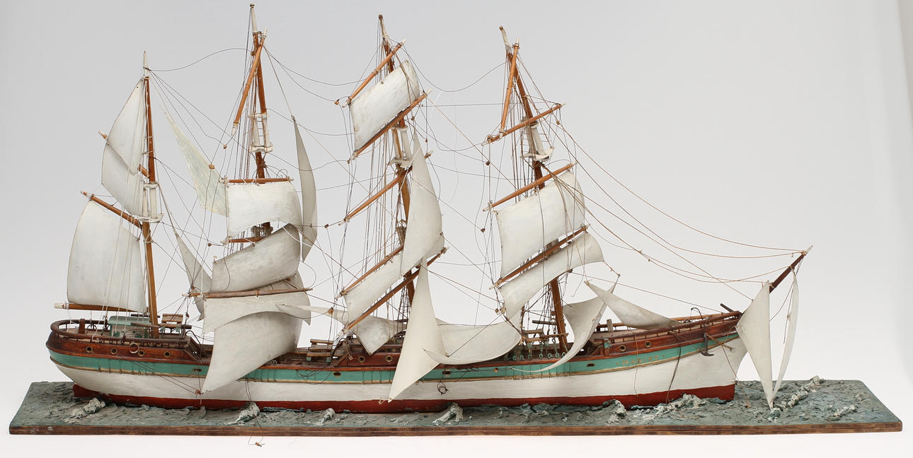 SKEPPSMODELL, "Mariot", Kotka, sekelskiftet 1800/1900.