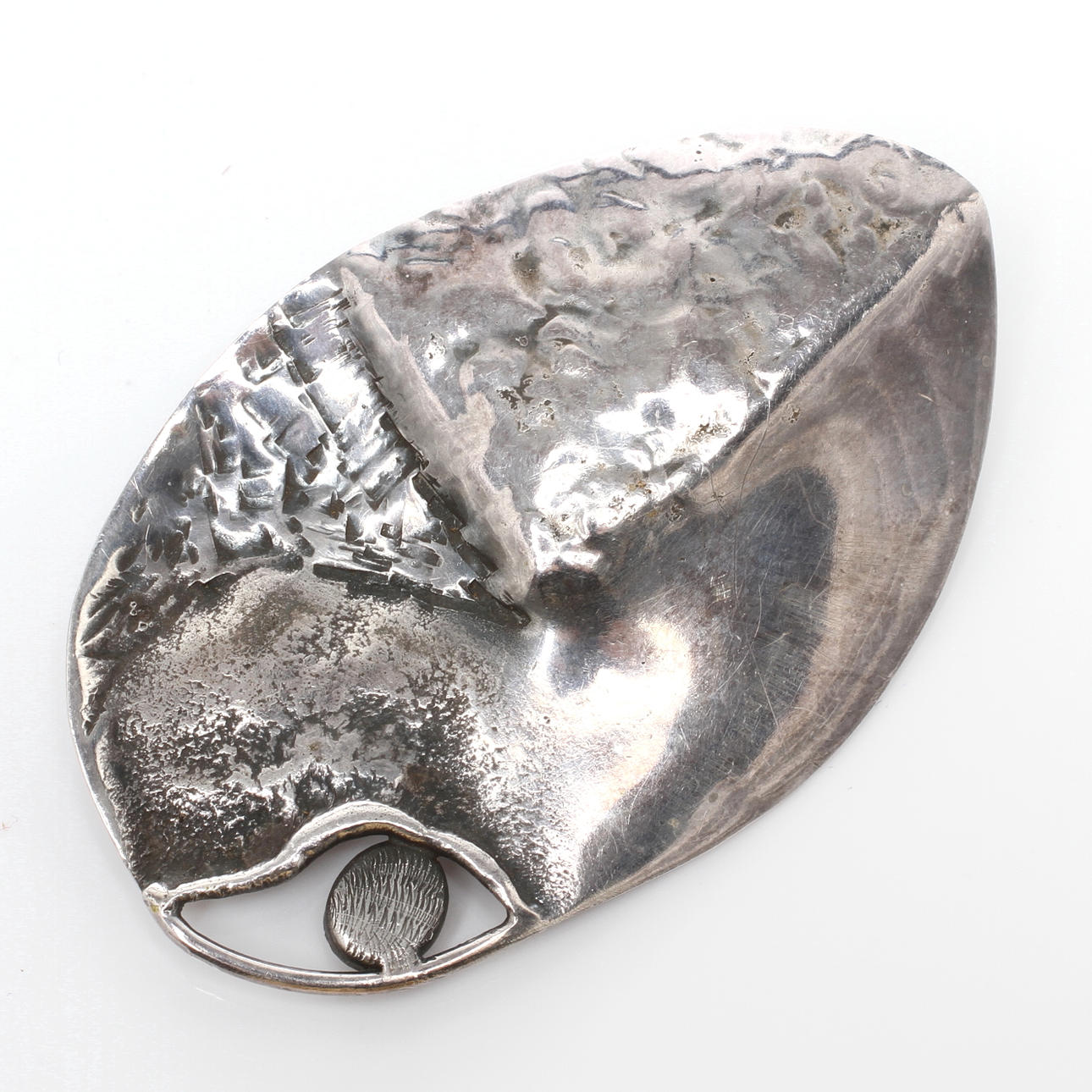 BROSCH, silver, Atelje 3 Rolf Kaplan, Stockholm 1967.