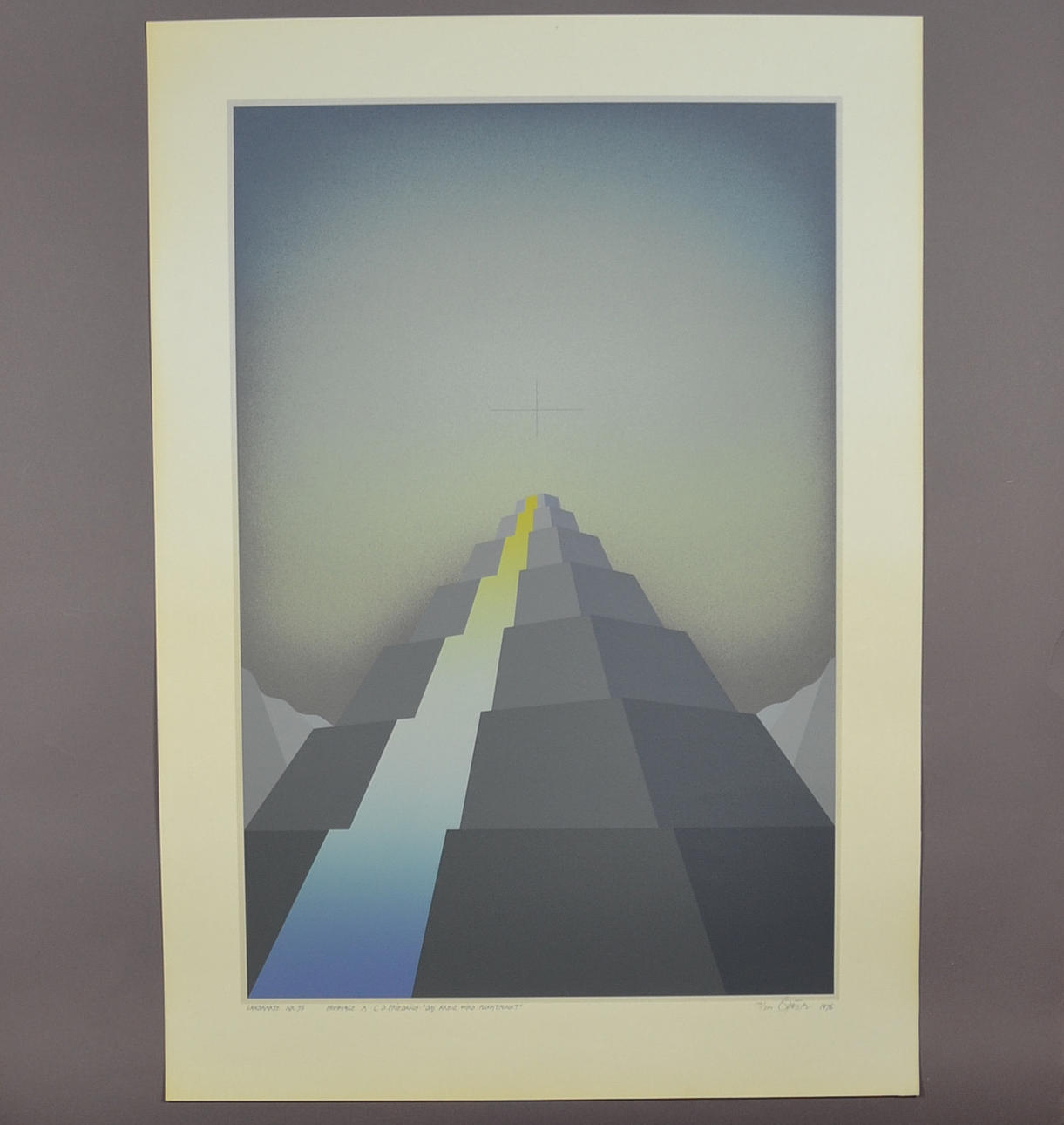 JENS LAUSEN. VÄRIKUVA 1976.