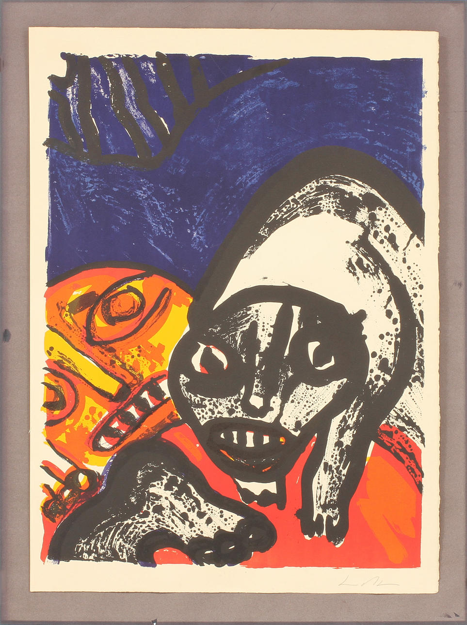 BENGT LINDSTRÖM, litografi, sign.