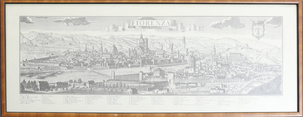 ÄLDRE TRYCK, Florens, F.B Wermer.