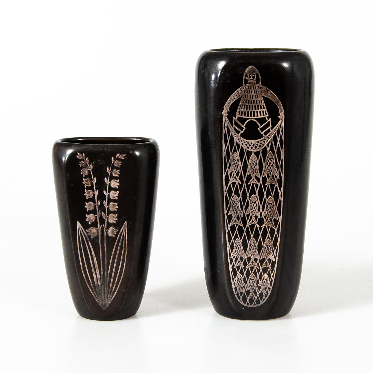 VASES, stoneware, 