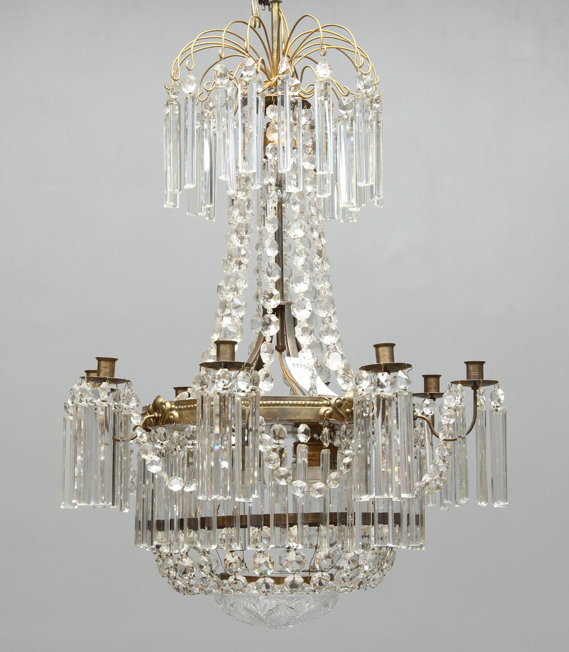 LJUSKRONA, för 8 ljus, omkring 1900.