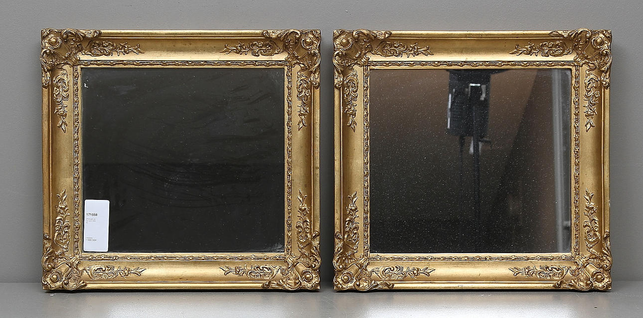 SPEGLAR, ett par, sent 1800-tal.