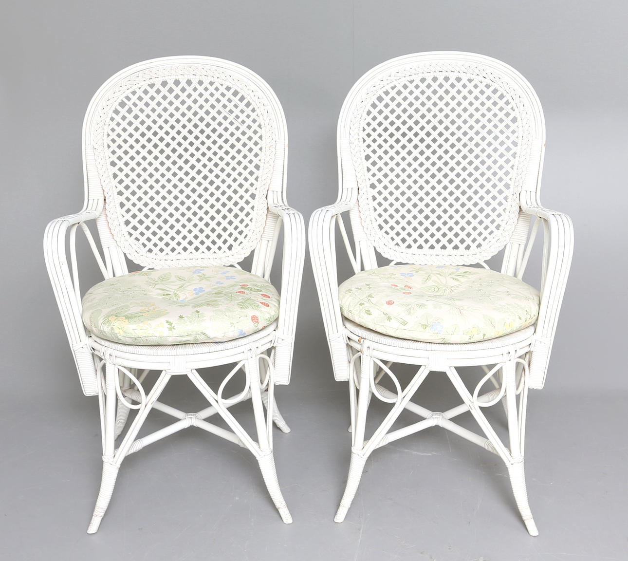 KORGSTOLAR, 1 par, 1900-tal.