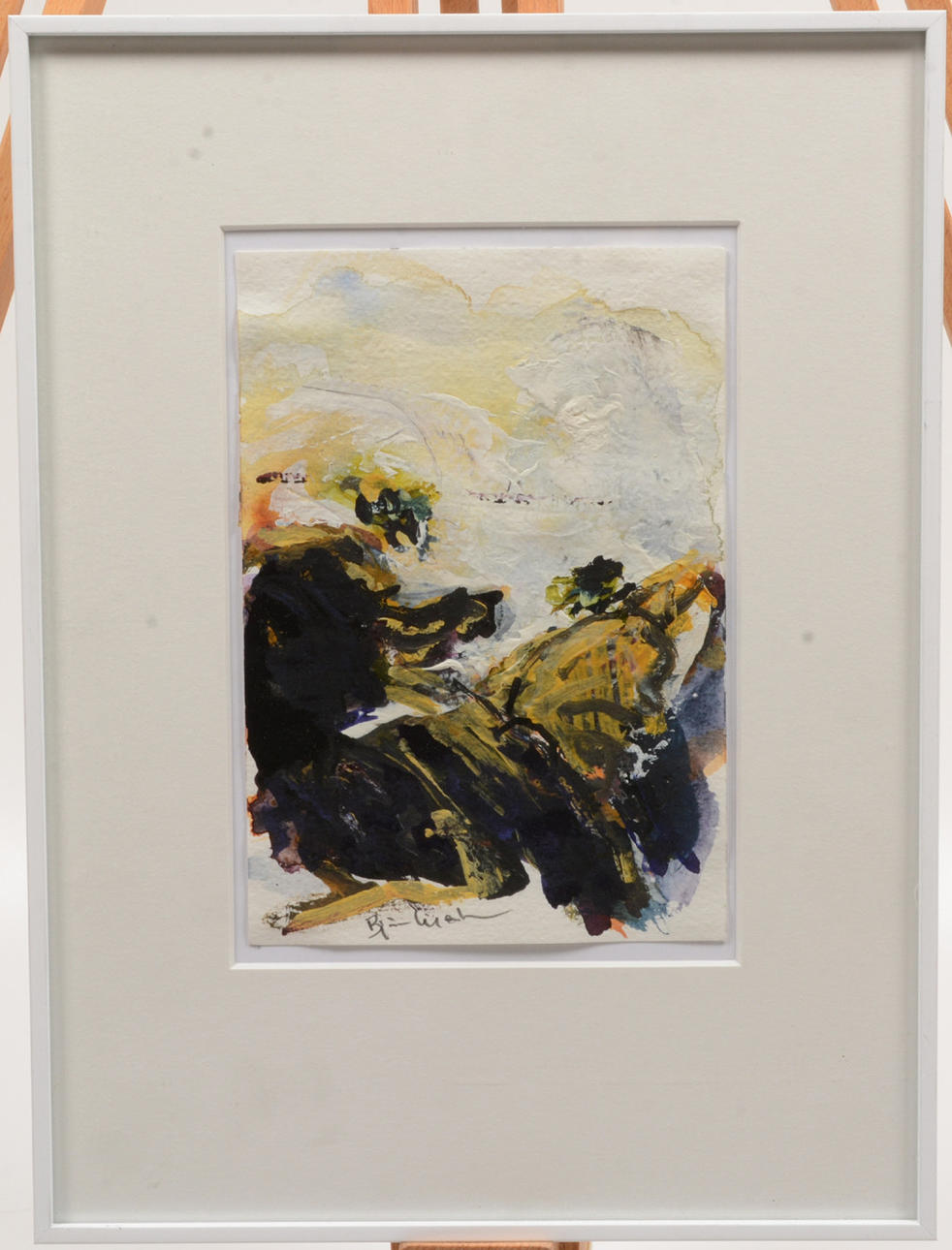 BJÖRN KRESTESEN. Landscape. Gouache.