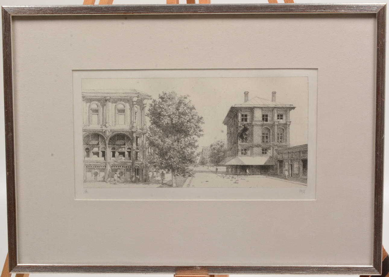 PALLE NIELSEN. By. Litografi.