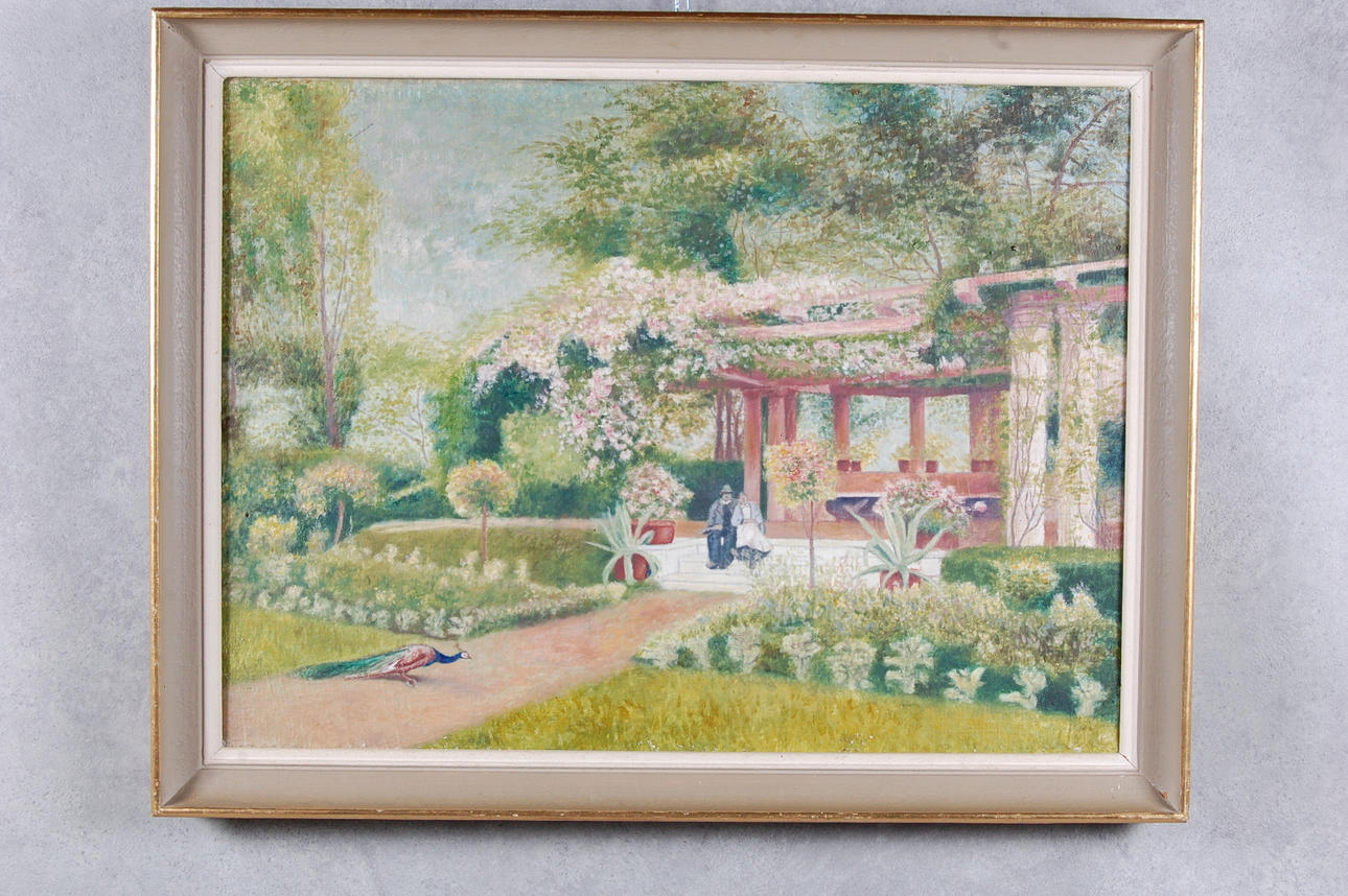 KARL " XYLOGRAFEN " ANDERSSON. 1853-1942, olja på duk.