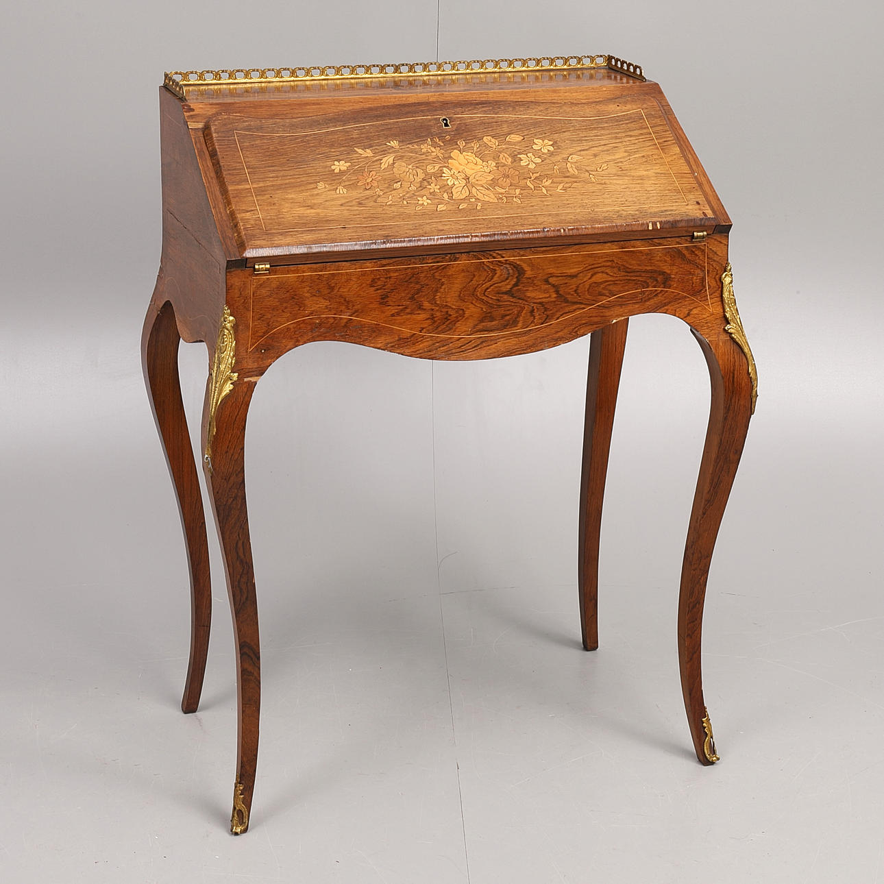SECRETARY, Louis XVI style, marquetry.
