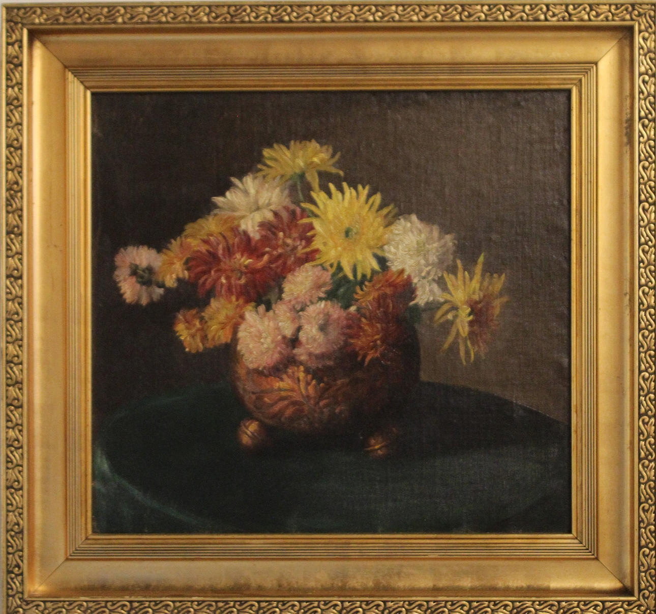 UNKNOWN ARTIST oil on Board.