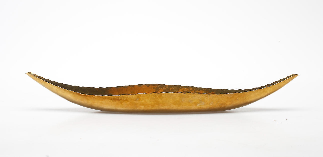 SAMEARBETE, skål, mässing, signerad.