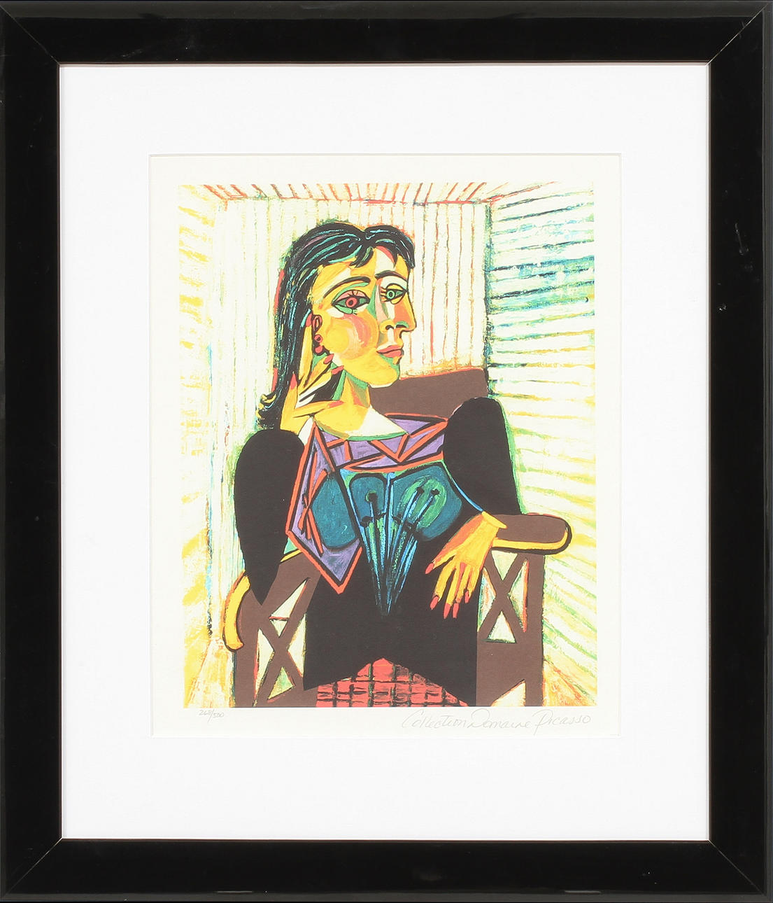 PABLO PICASSO (1881-1973). efter. 4 stycken färgreproduktioner. Numrerade. Collection Domaine Picasso.