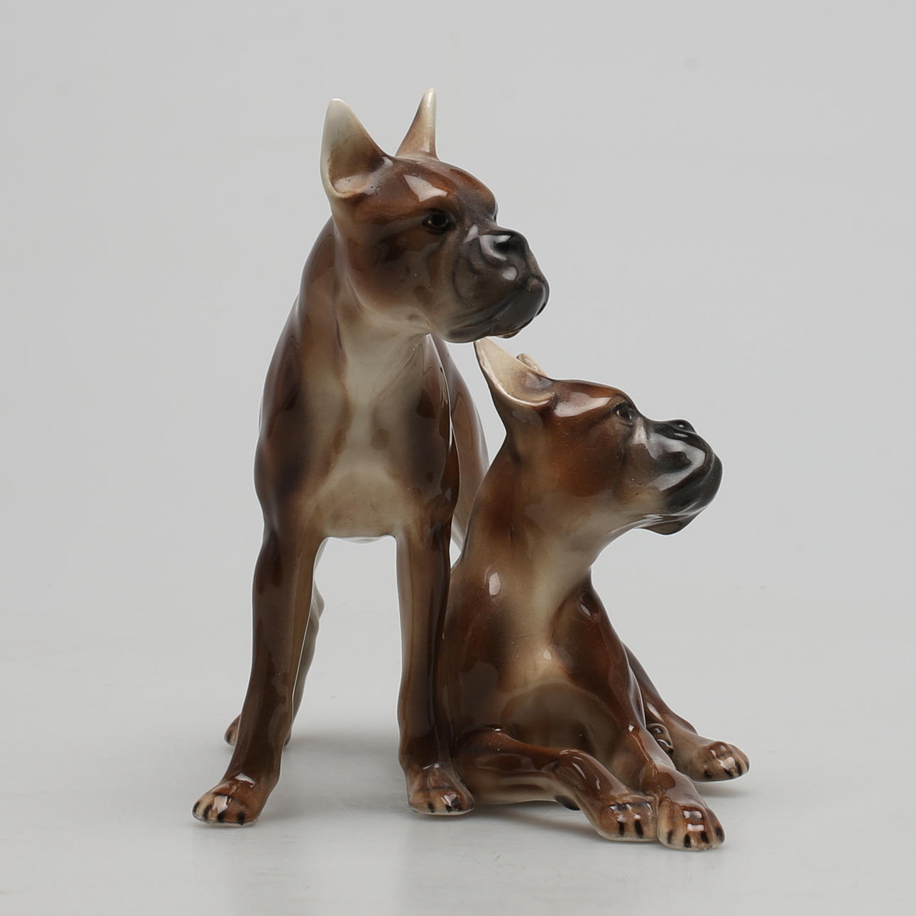 FIGURIN, Hundpar, porslin, Made in Austria.