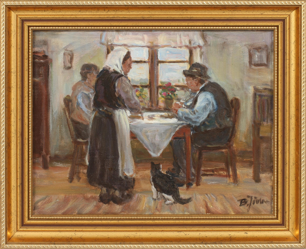 BROR JÖNSSON, olja på duk, sign.