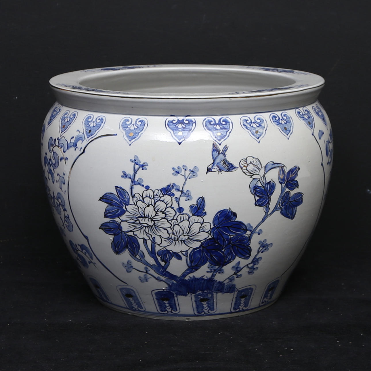 FÅGELBAD, keramik, orientaliskt.