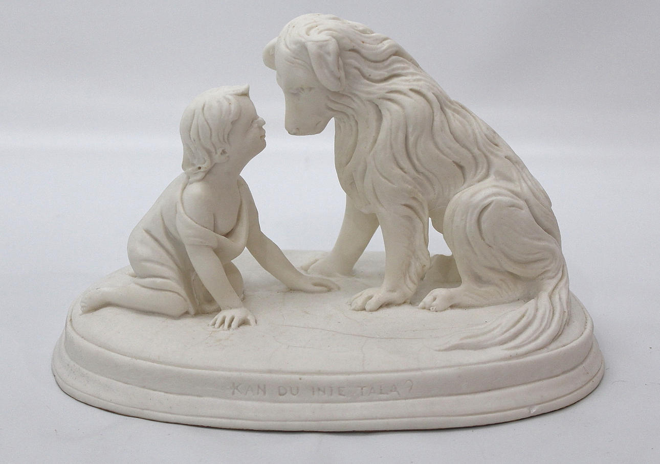 FIGURIN parian, "Kan du inte tala".