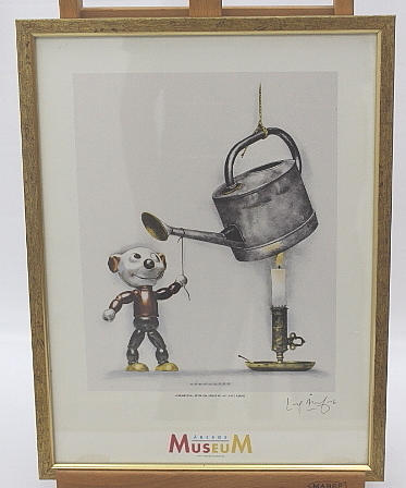 LASSE ÅBERG. litografi signerad.