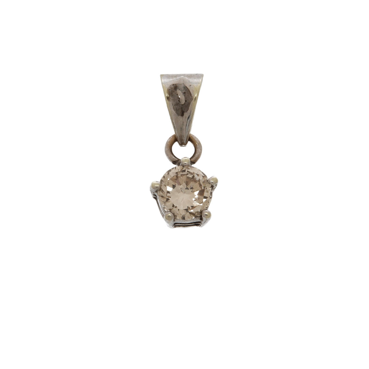 HÄNGE, 18k vitguld med diamant 0,75ct.