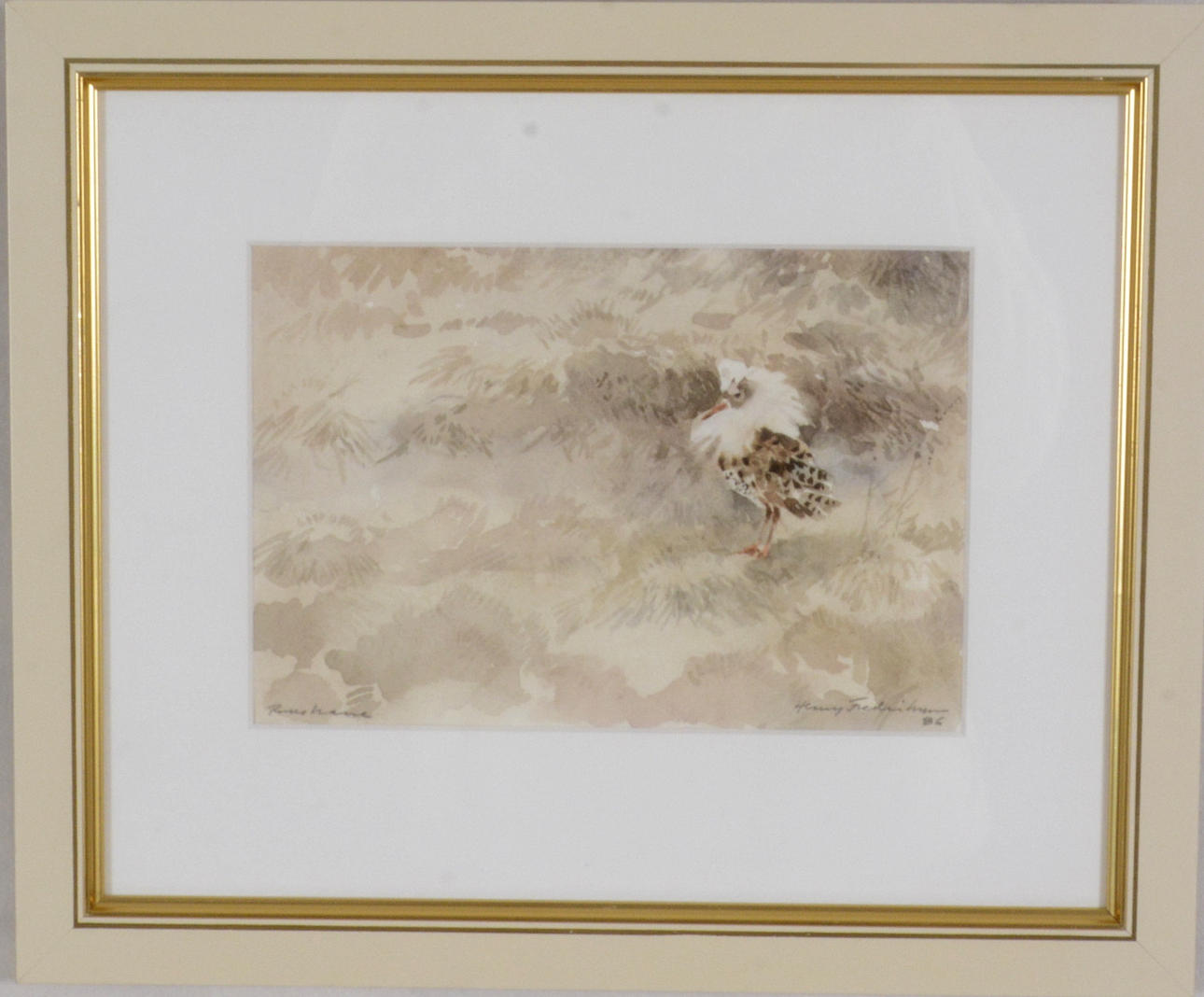 HENRY FREDRIKSSON. Akvarell.