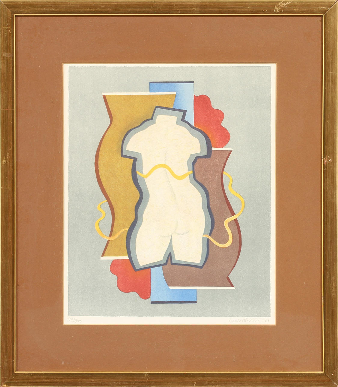 ESIAS THORÉN, färglitografi, sign o numr 119/300.