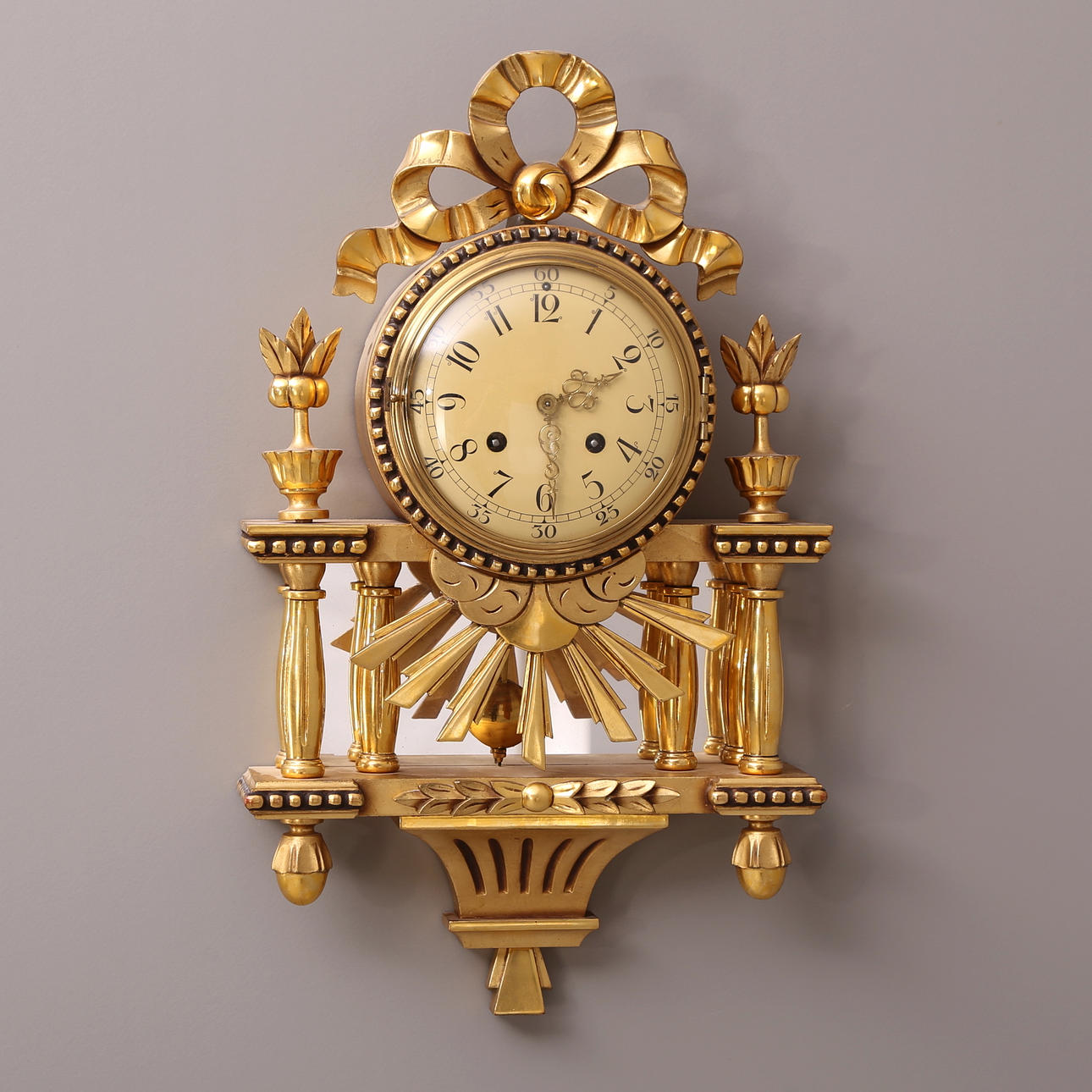 WALL PENDULUM, Gustavian style, 20th century.