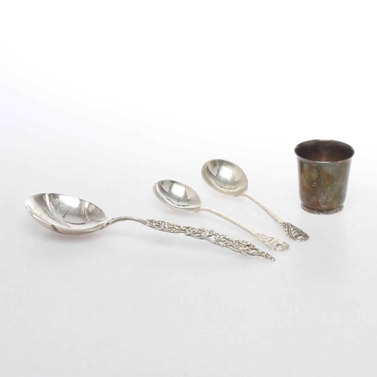 PARTI SILVER, 4 delar, 1900-tal.