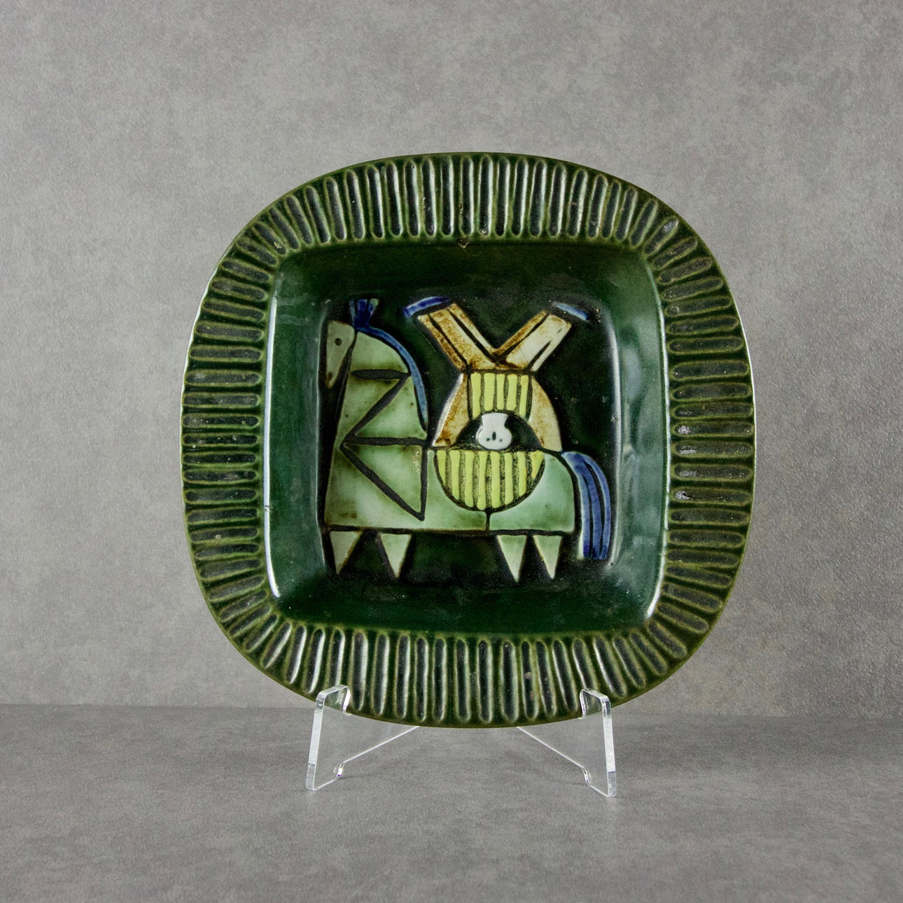 LISA LARSON. Ashtray, stoneware, from the 