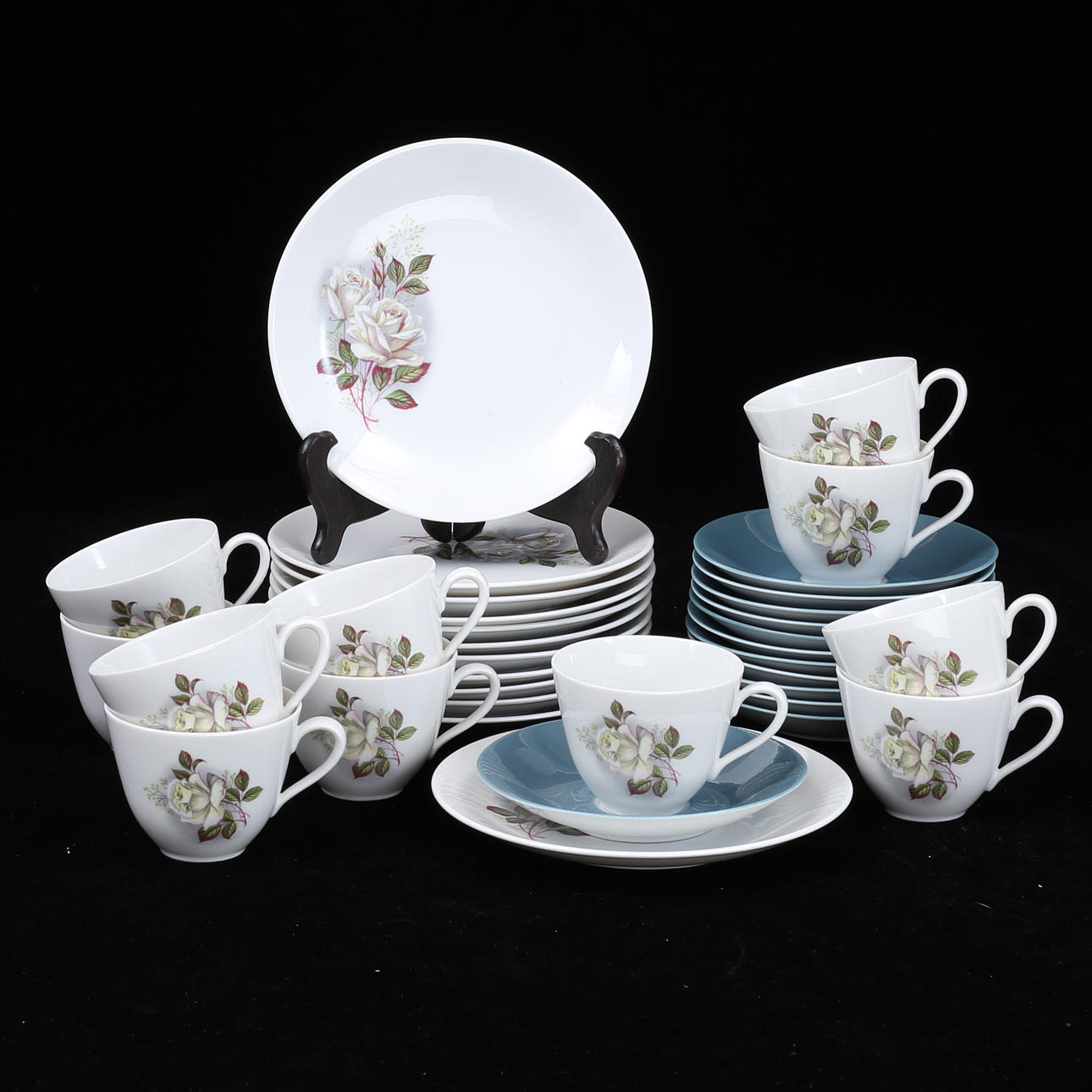 KAFFESERVIS, 35 delar, porslin, "Paris", Rörstrand.