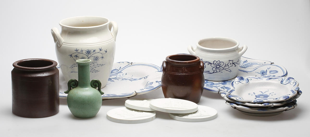 KERAMIK, Bo Fajans, Royal Copenhagen, Arabia med flera.