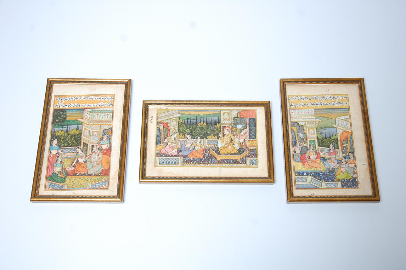 BOKILLUSTRATIONER, 3 st, Indien 1900-talets början.