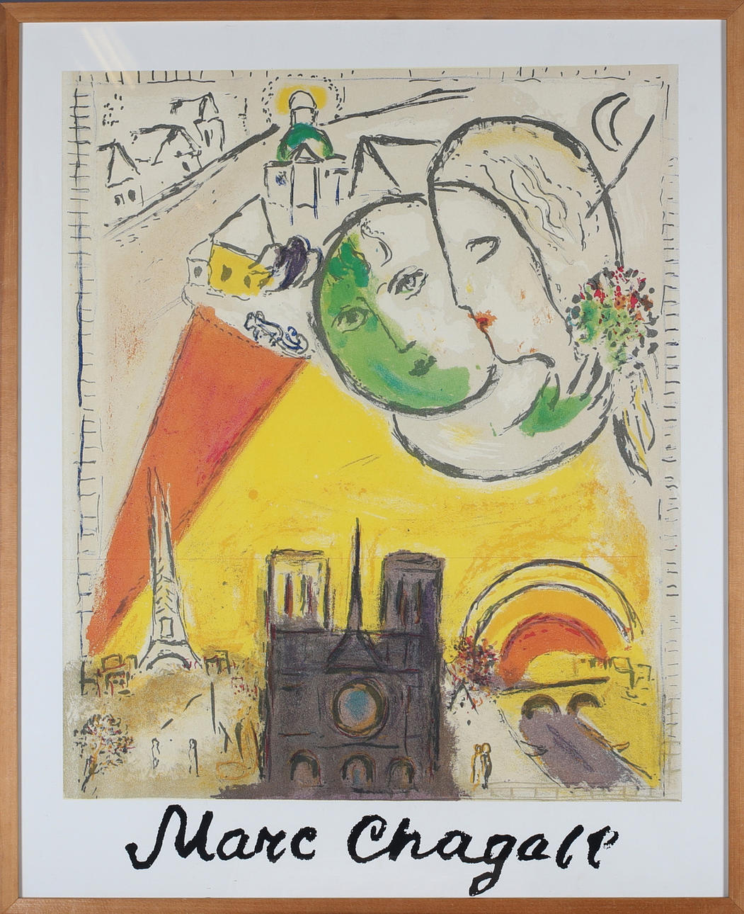 MARC CHAGALL. AFFISCH,/POSTER, 19/2000-talet.