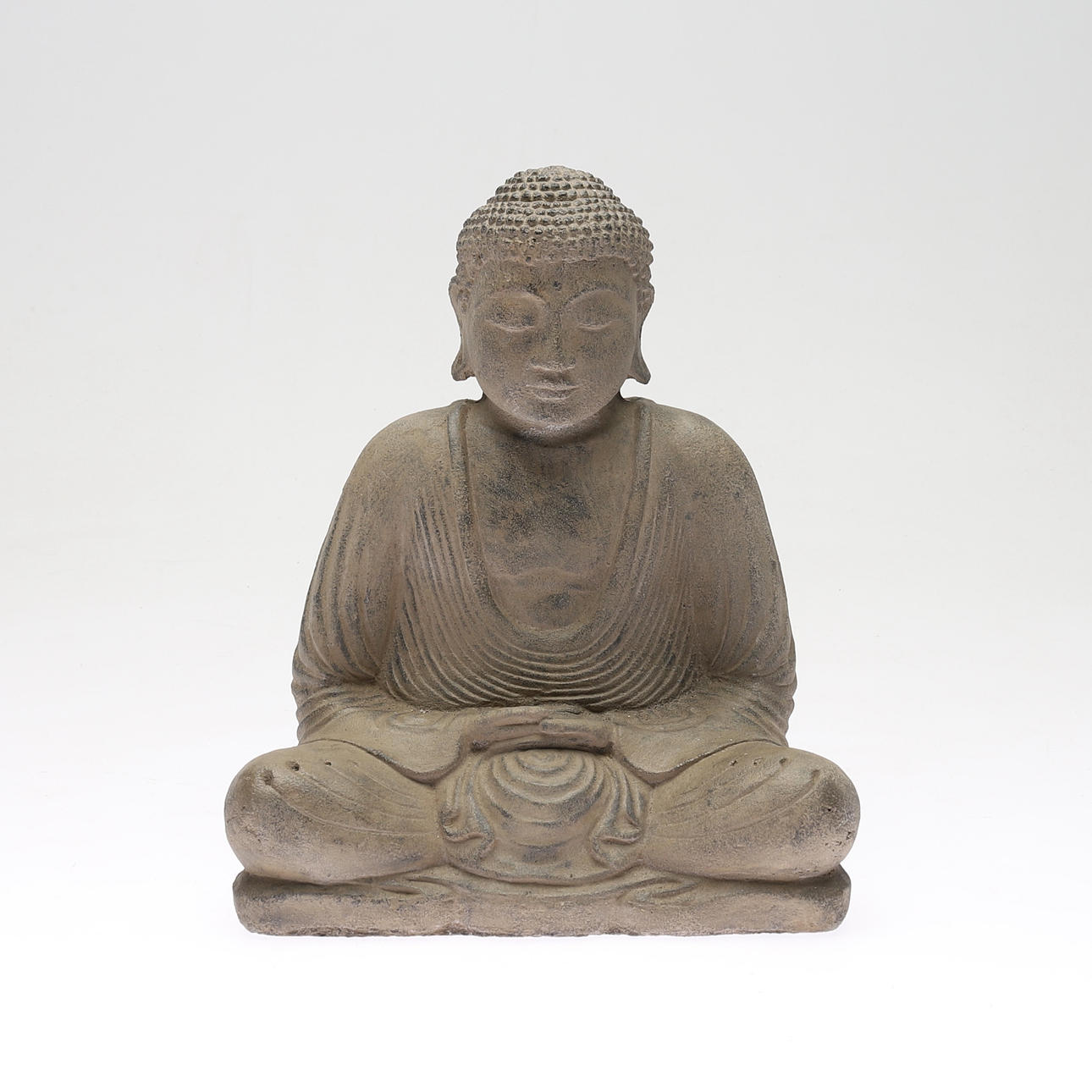 BUDDHA, stenmasse, 1900-/2000-tallet.