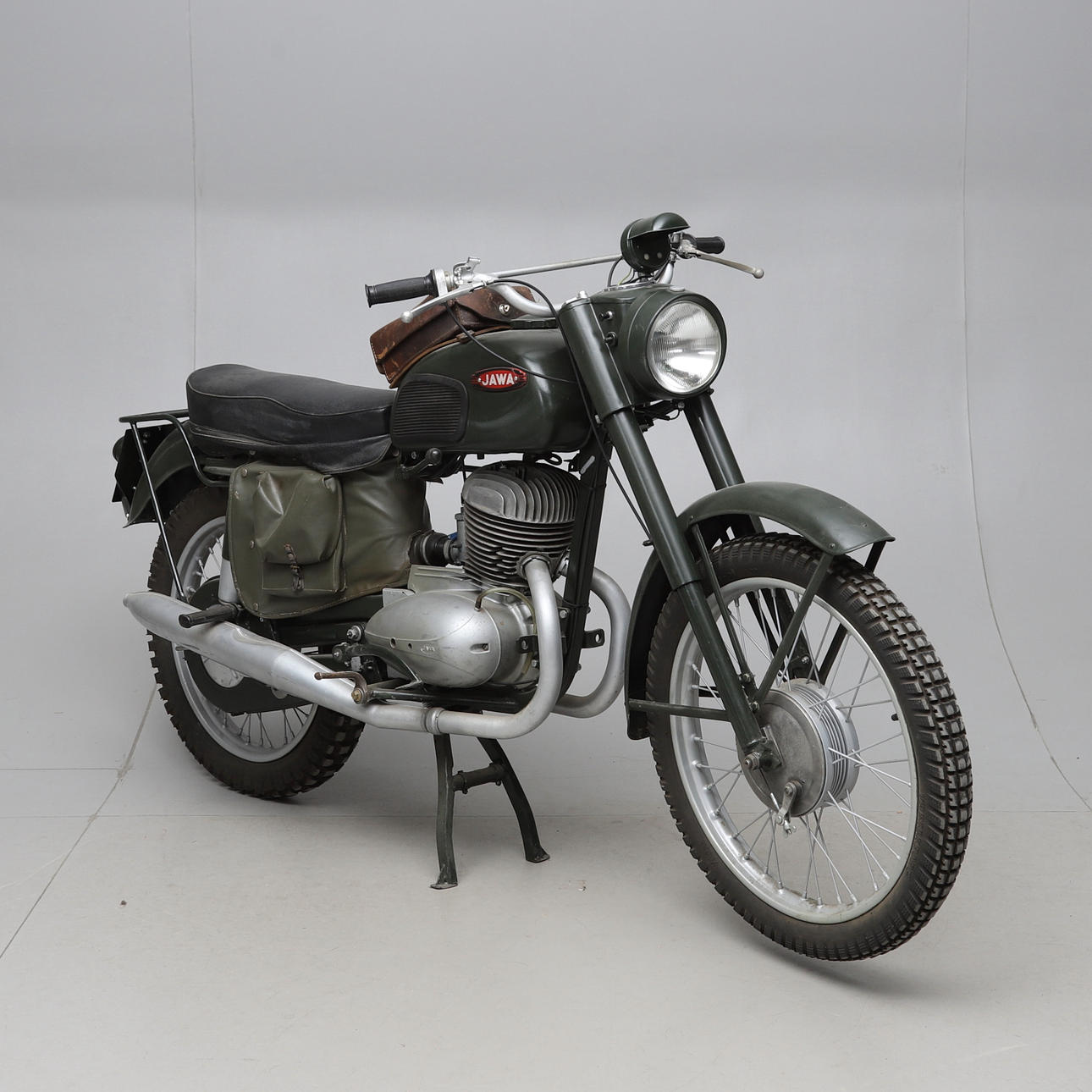 MILITÄRMOTORCYKEL, Jawa.