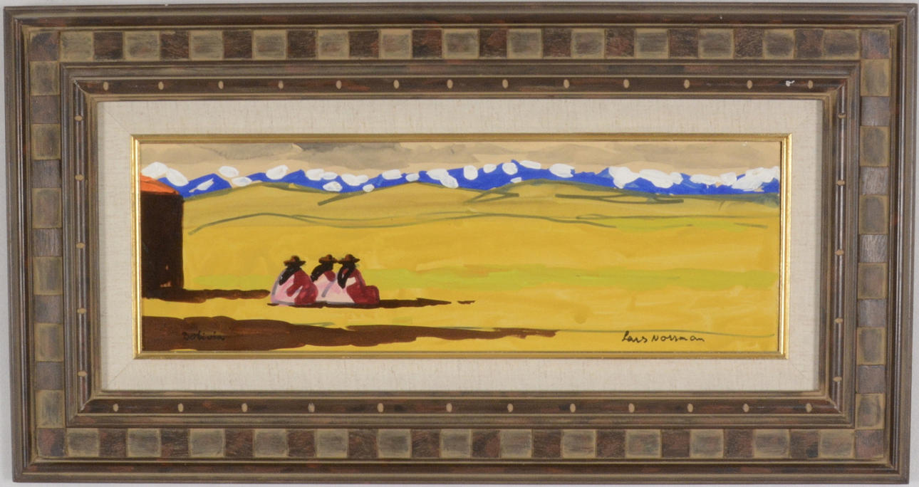 LARS NORRMAN. Olja på pannå.