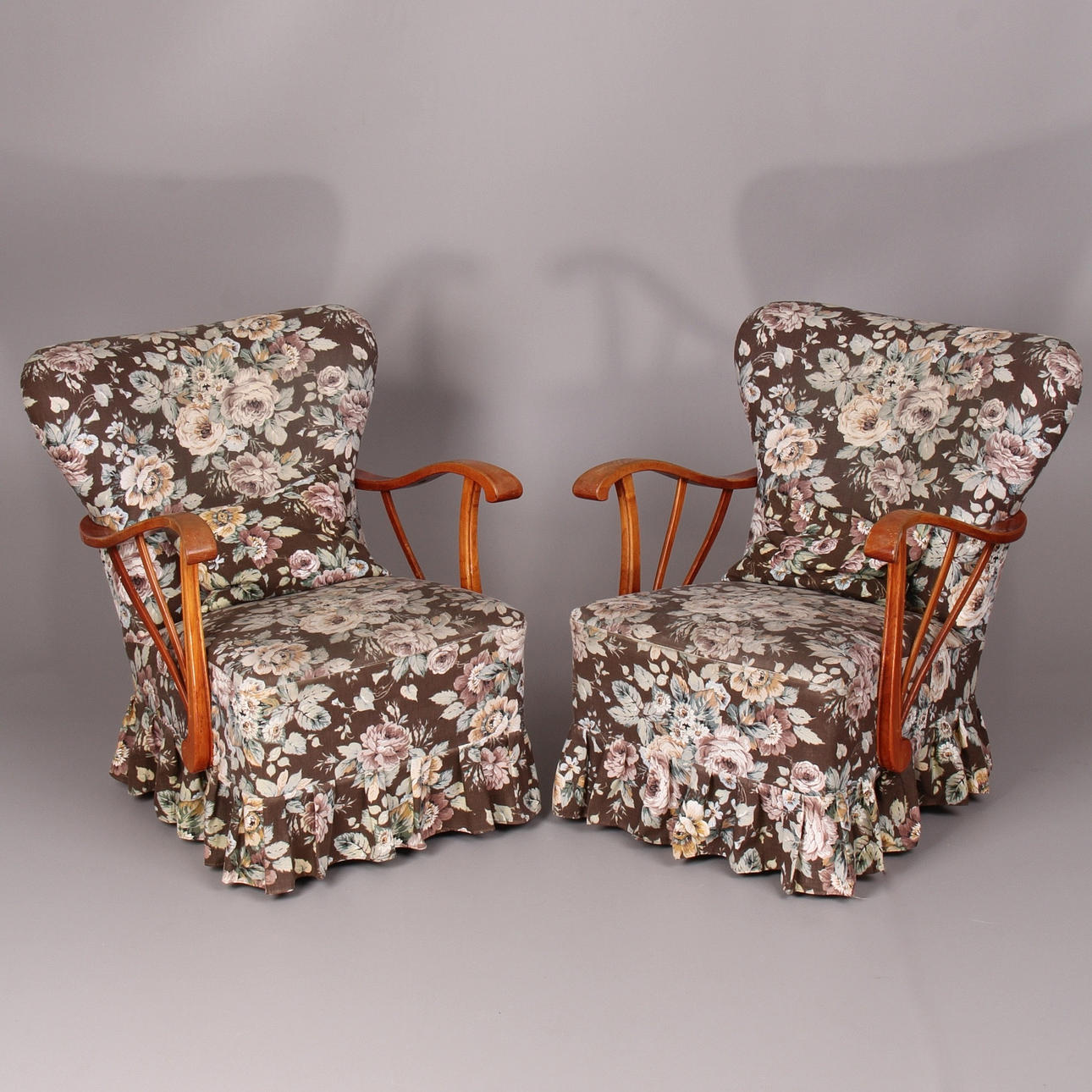 FÅTÖLJER, 2 st. 1930-tal.