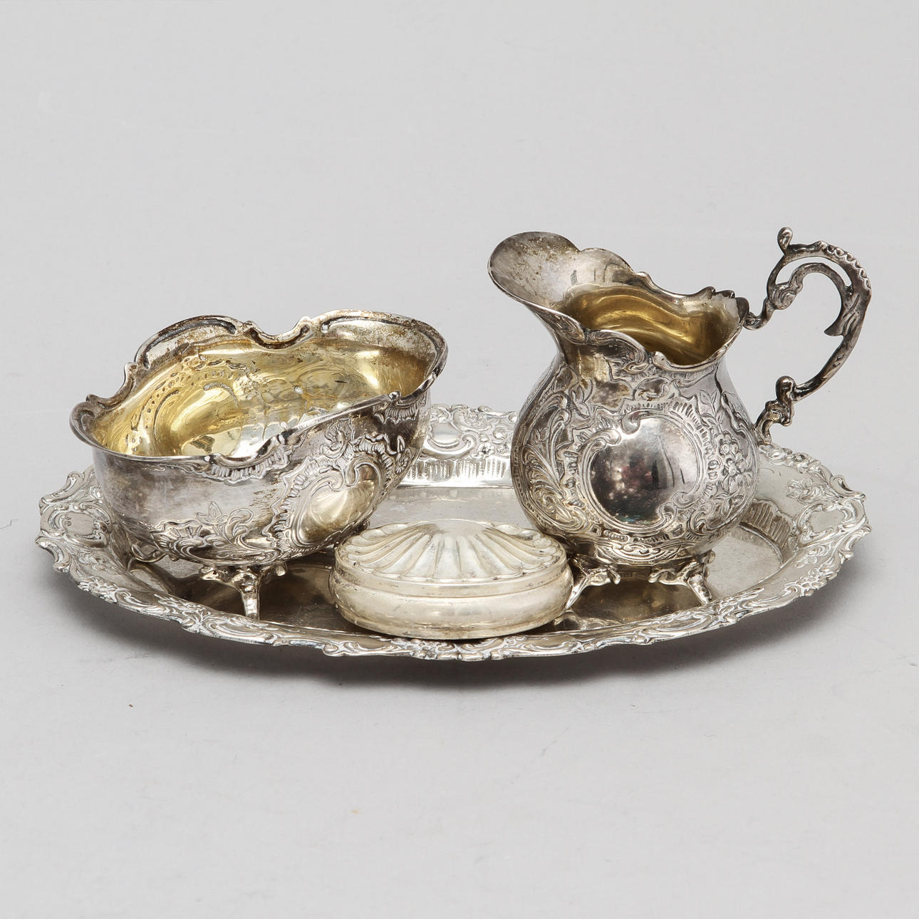 PARTI SILVER, 4 st, silver. Vikt 270 gram.