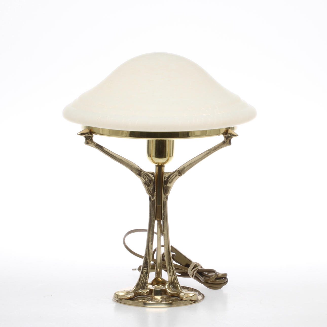 BORDSLAMPA, jugendstil, märkt Gamla Stans Lampverkstad. 1900/2000-tal.