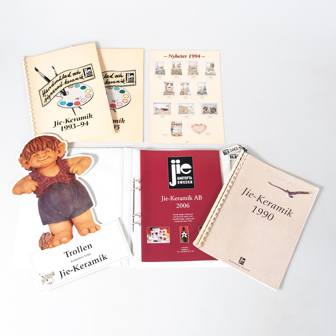 ORDRELISTE. JIE Keramik.