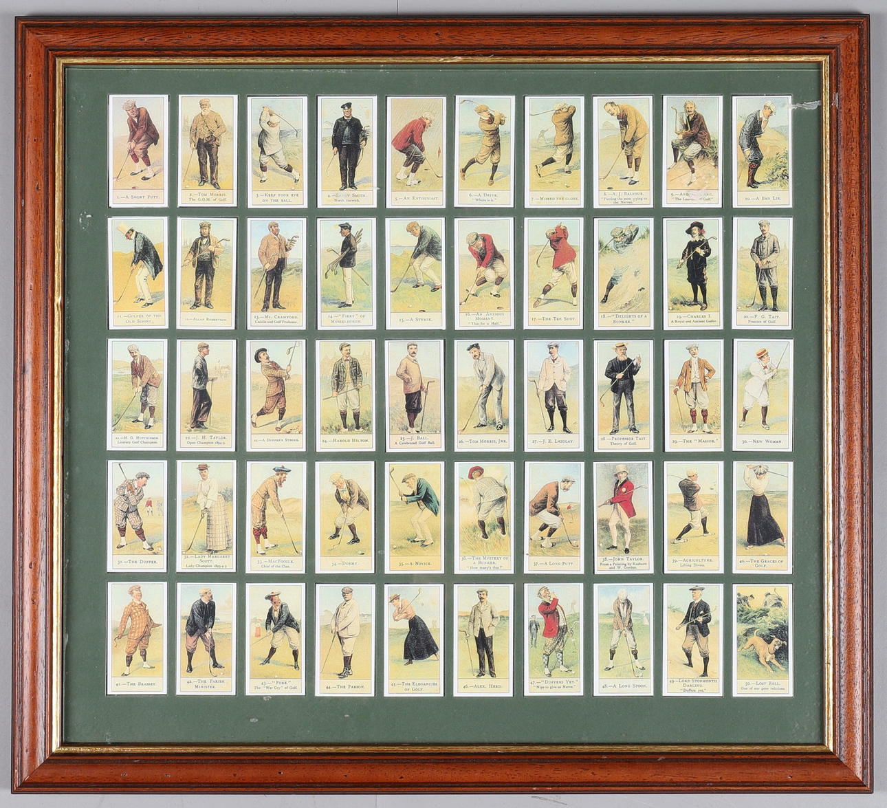 copes cigarette cards COPE'S CIGARETTE CARDS 'COPE'S GOLFERS'. Coins, Medals & Stamps - Other