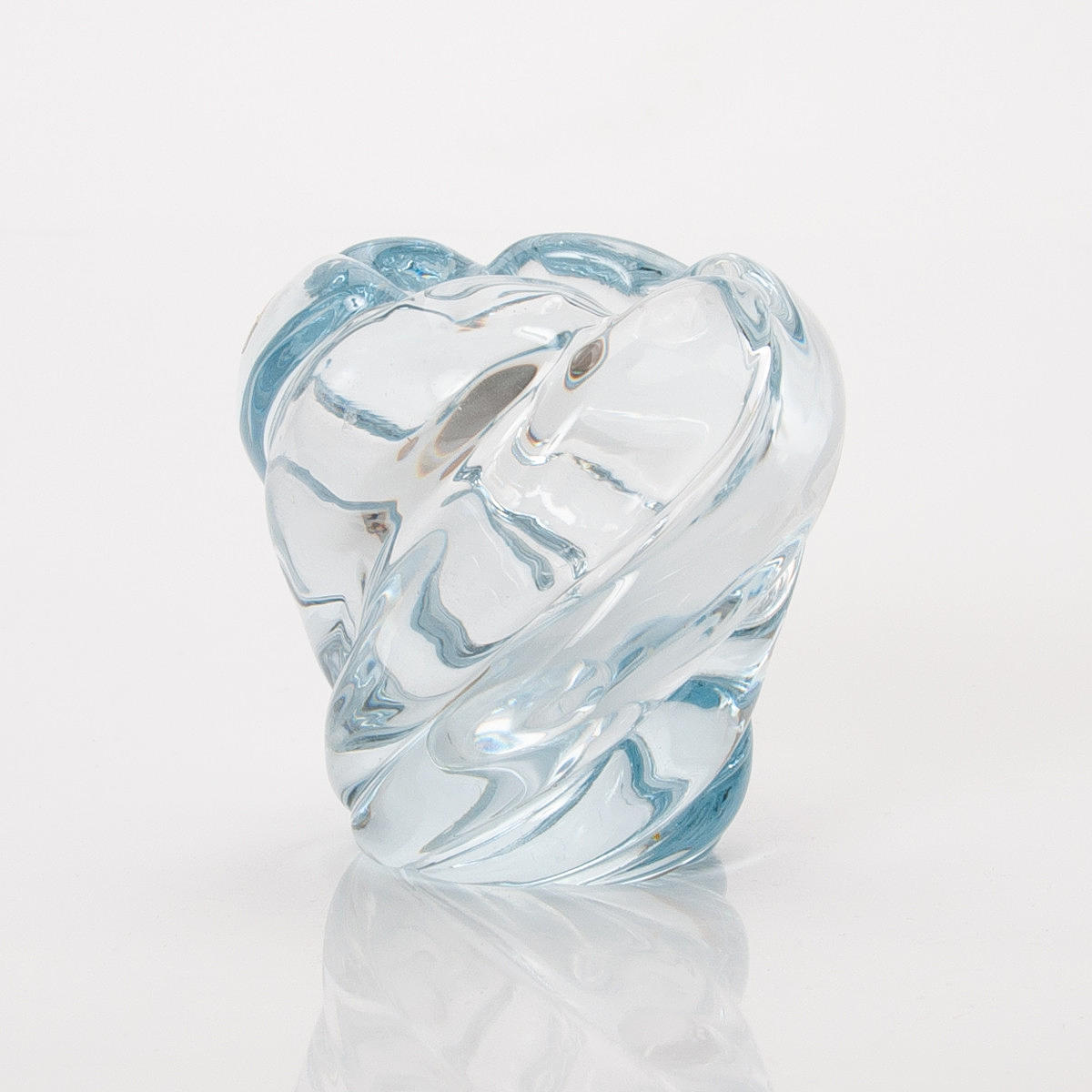EDVIN  ÖHRSTRÖM. For Orrefors. Vase, thick-walled, ground, signed.
