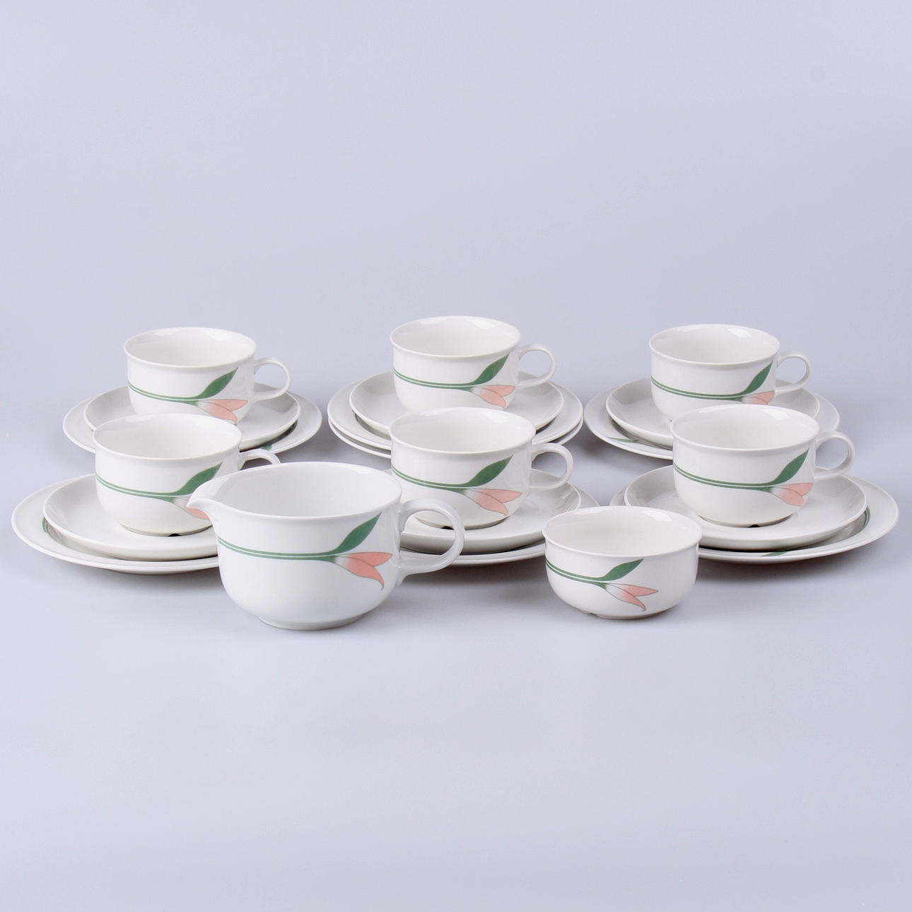 TESERVIS, 21 delar, "Diamant", Jackie Lynd, Rörstrand.