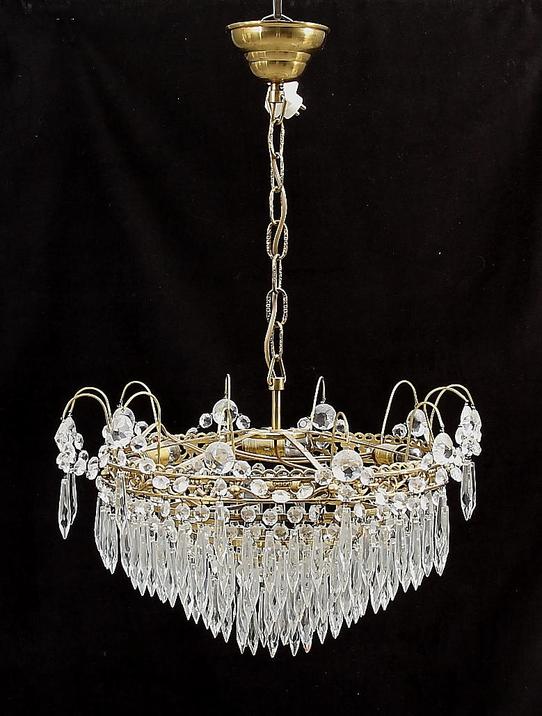 TAKAMPEL, mässing, 1900-tal, diameter 46 cm.