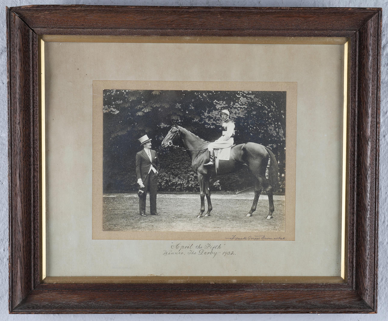 DER FÜNFTE APRIL, SIEGER, DAS DERBY 1932.