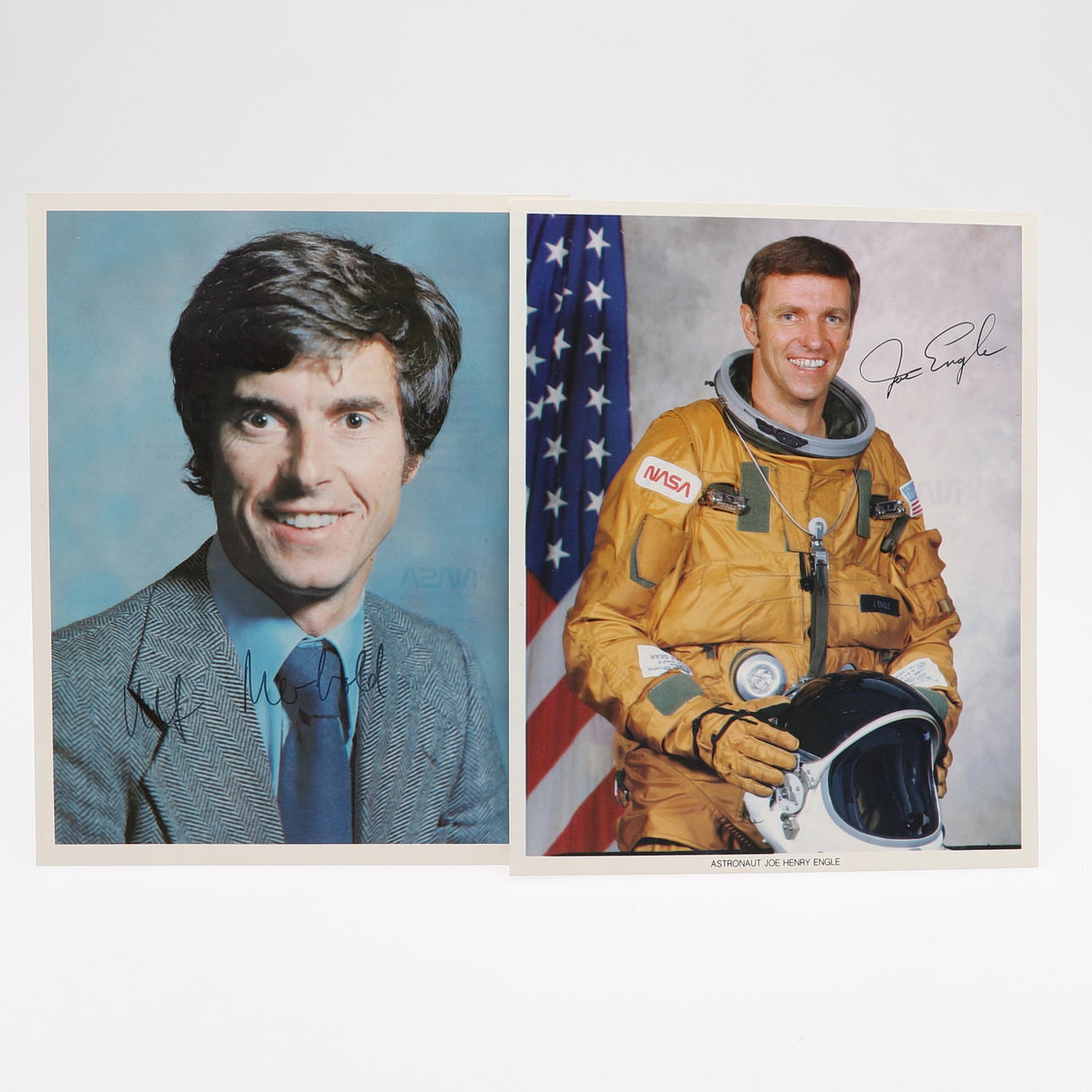 AUTOGRAMM. Diverse Autogramme Raumfahrt.