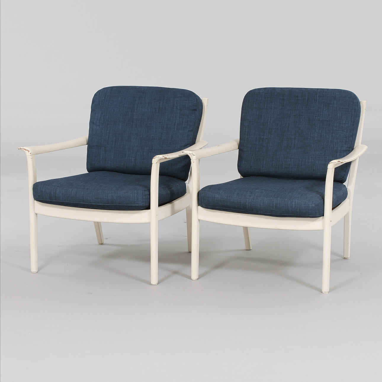 FÅTÖLJER, ett par, Danmark. 1950/1960-tal.