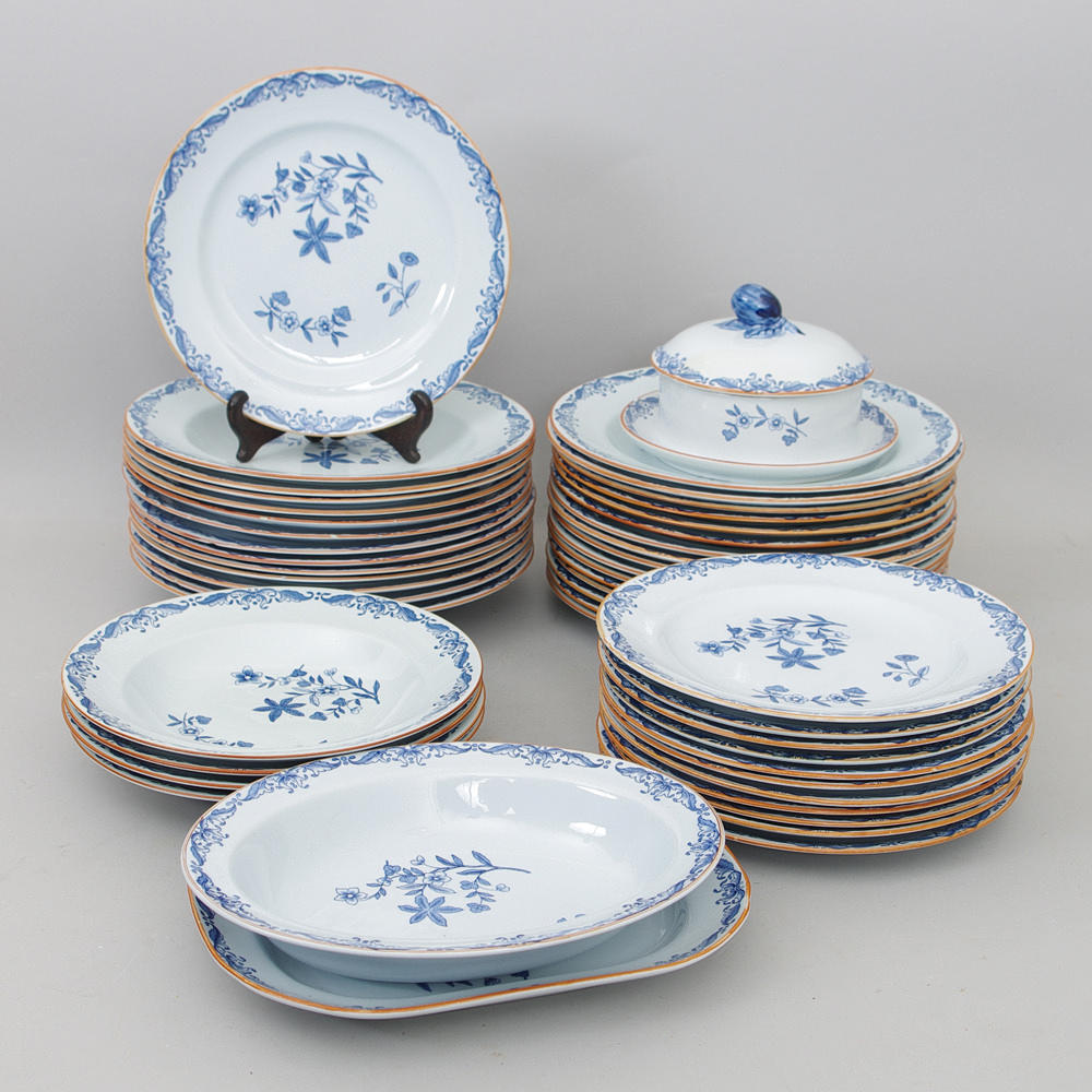 MATSERVIS, "Ostindia", Rörstrand.