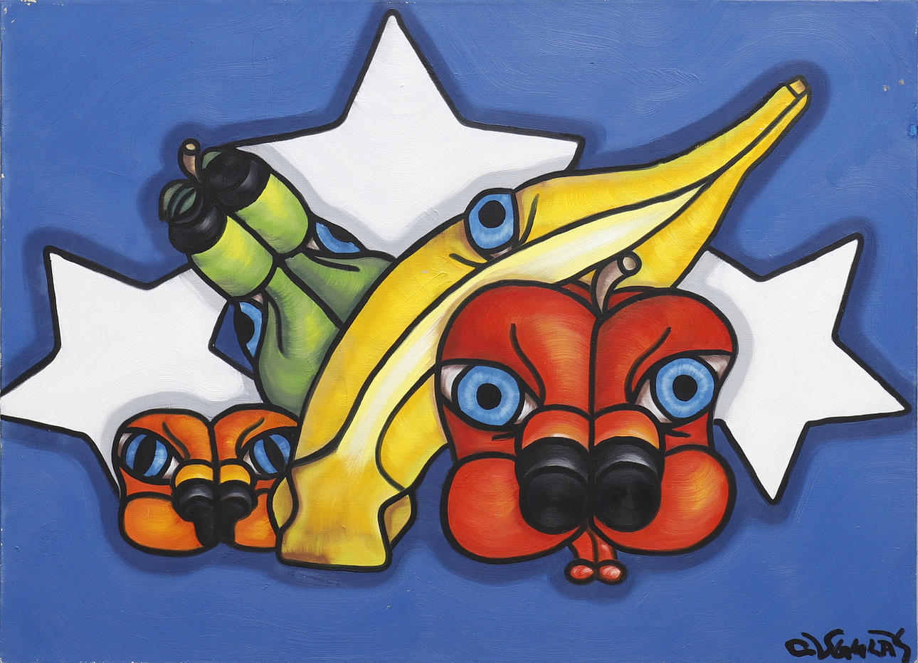 CAROLINE AF UGGLAS. Olja på duk, signerad.