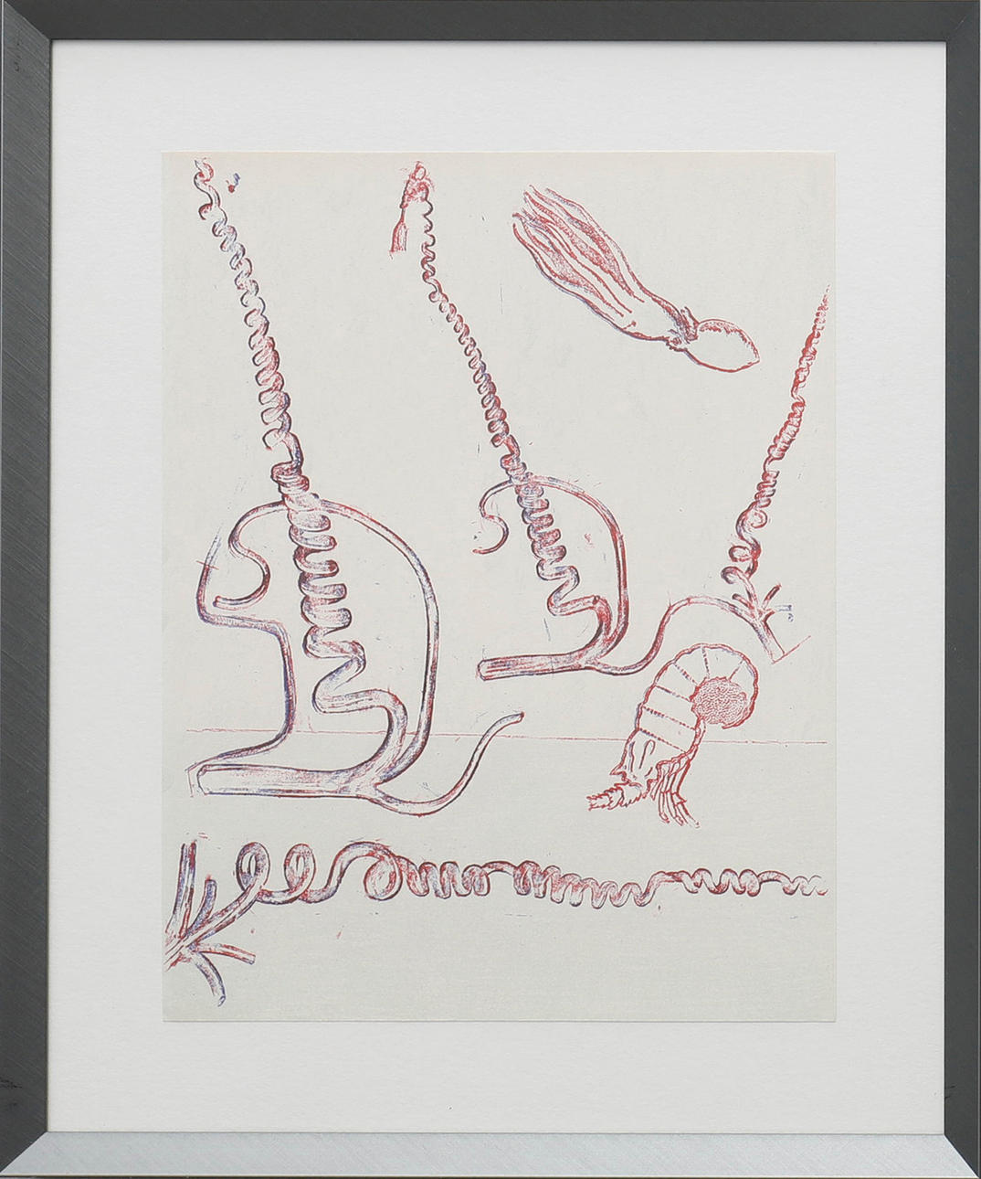 MAX ERNST. Color lithograph, from XX:e siècle no. 42 1974.