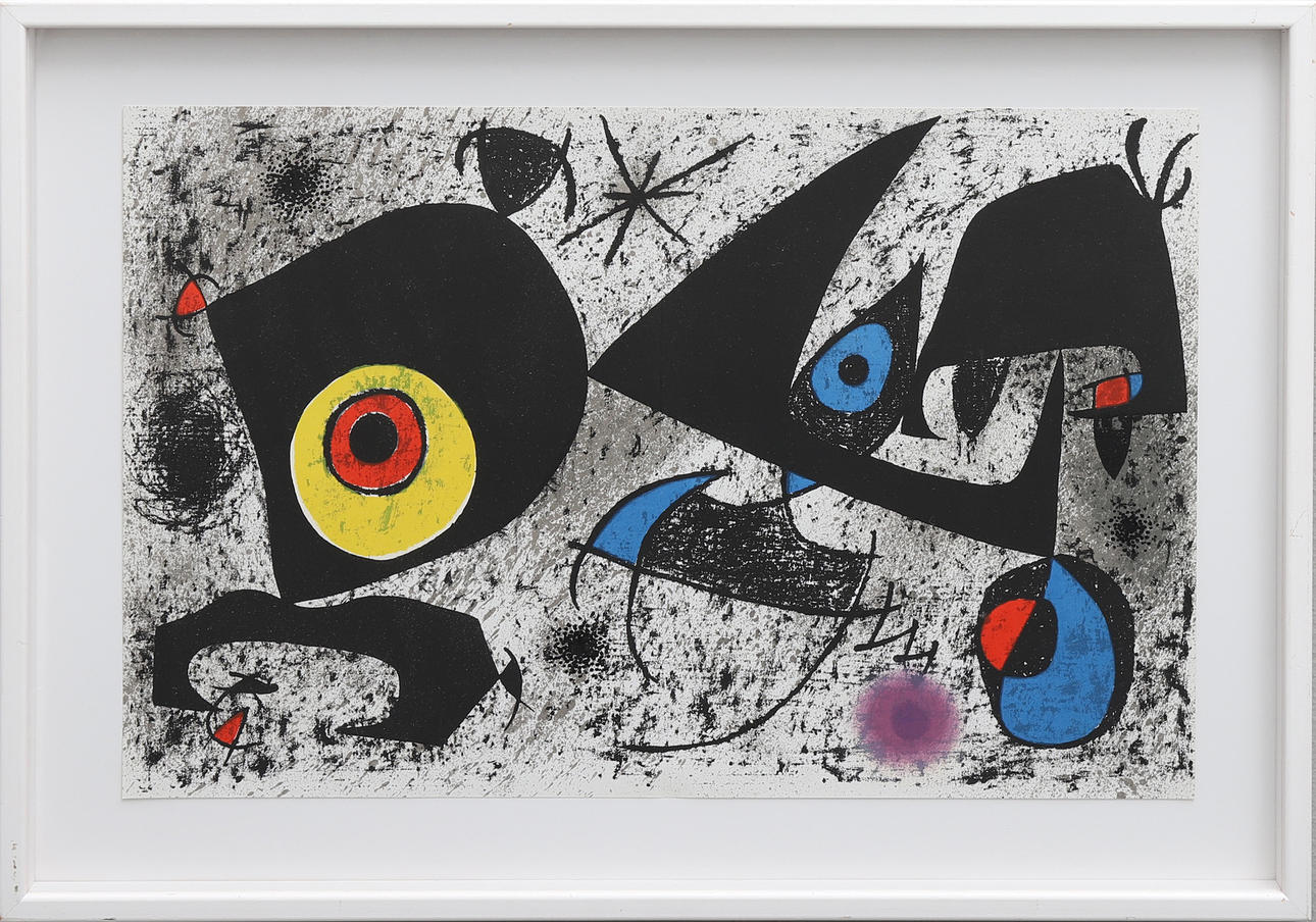 JOAN MIRÓ. Farblithographie.